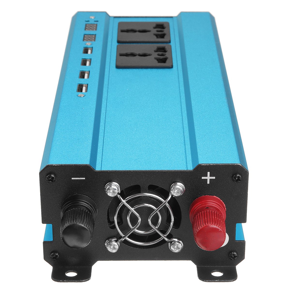 5000W 12V / 24V DC zu 220V Wechselrichter führte geänderten Sinus-Wellen-Konverter-Blau - 24V