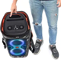 Case Bolsa Bag Polo Culture Compatível com Partybox 110 Camuflada Abertura Frontal