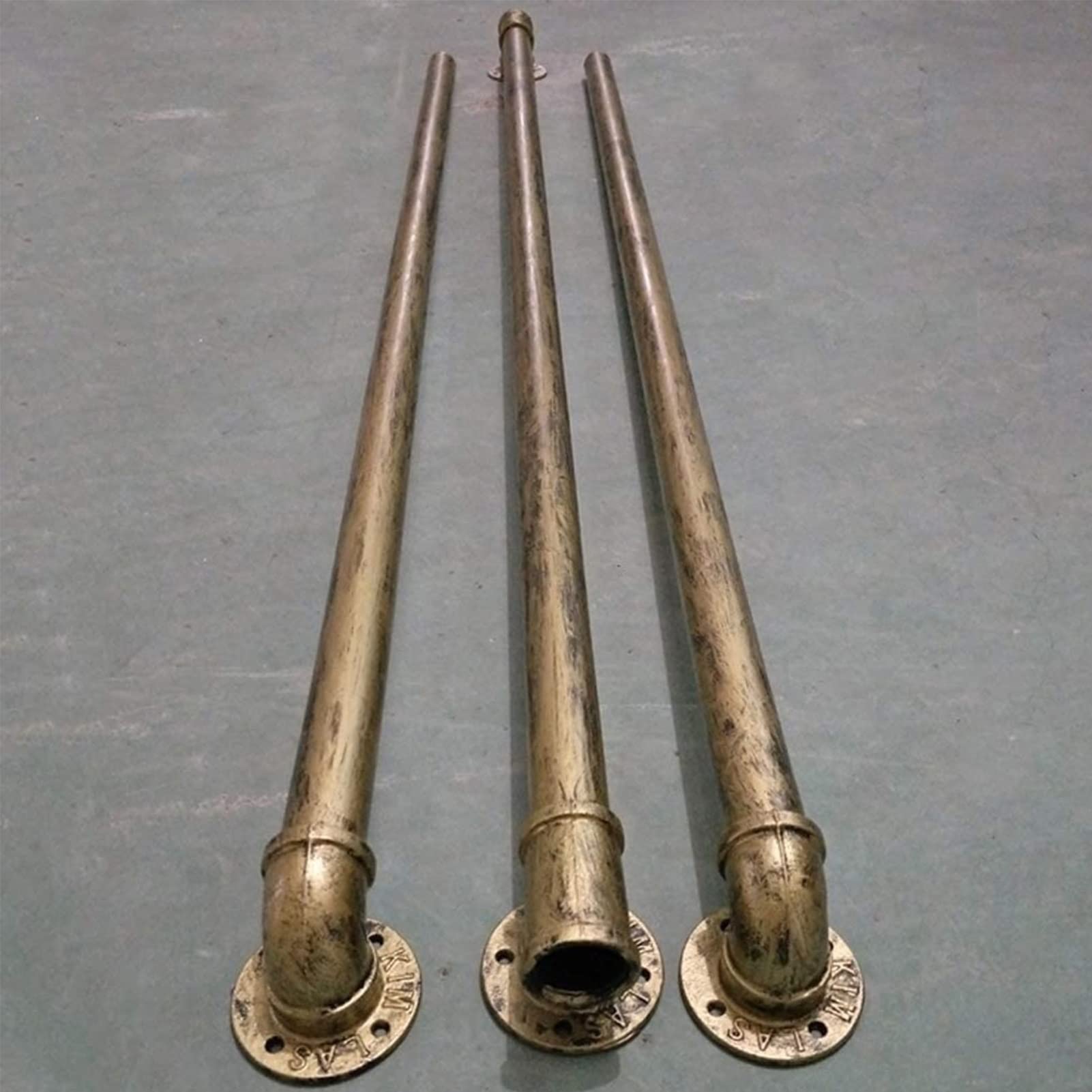 Zestaw metalowych schodów 4,6 m – trwały wspornik poręczy i wspornik szyny zewnętrznej do klatek schodowych od 0,3 m do 6 m – zwiększa bezpieczeństwo i styl