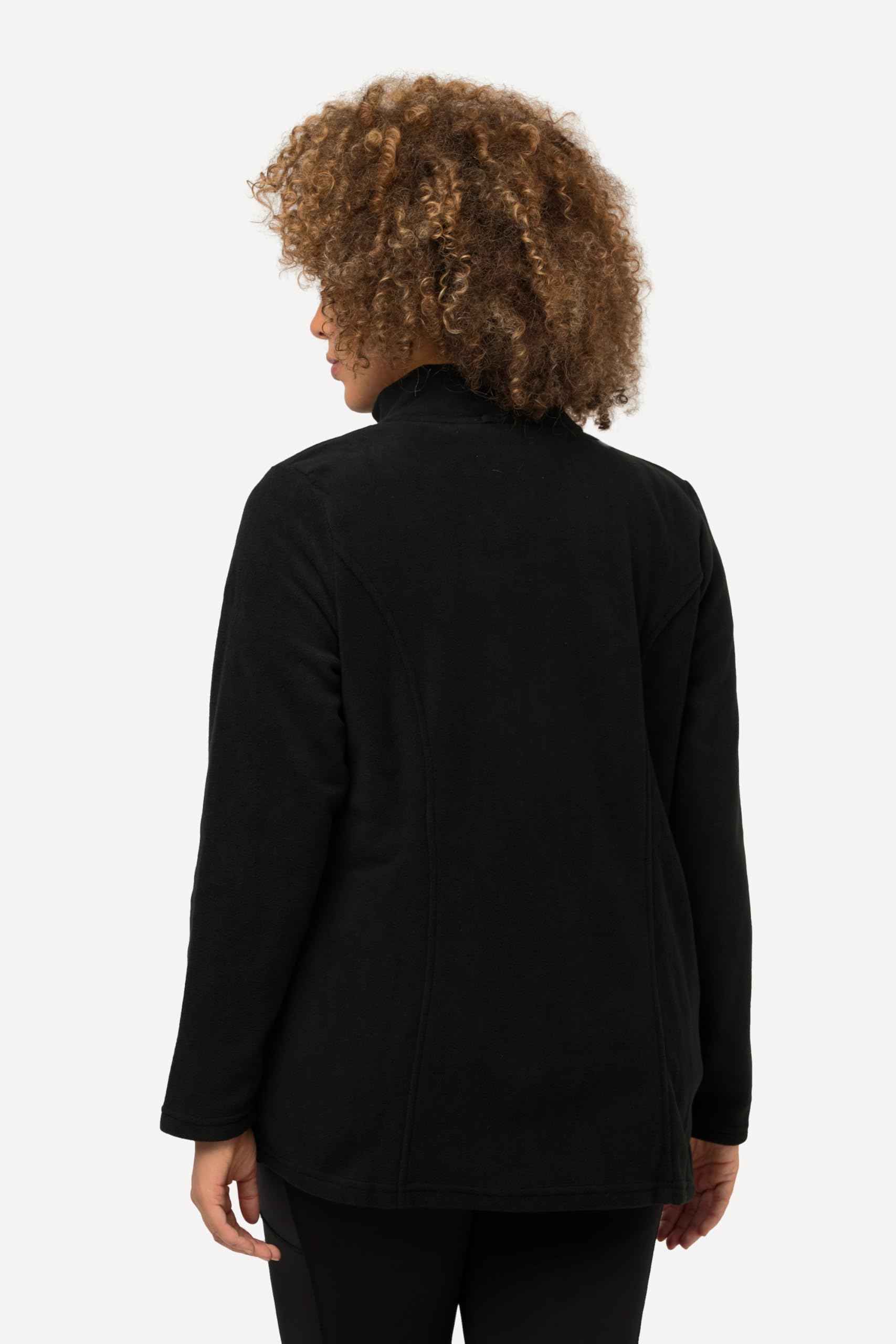 Ulla Popken Fleecejacke, Baukastensystem, Innenjacke, Stehkragen Veste de survêtement Femme (Lot de 1)