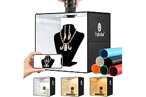 Lightdow Photo Light Box Photography 16"x16" for Jewelry Products