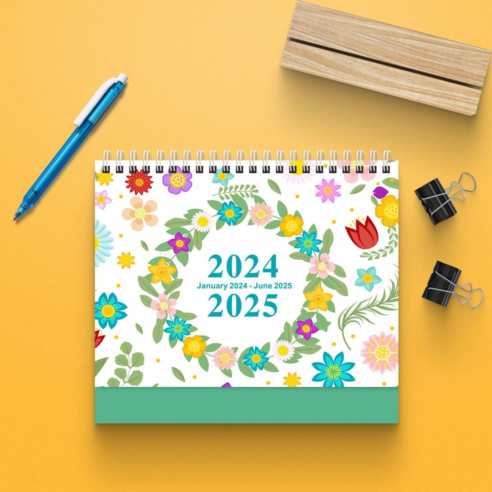 Tischkalender 2026 18 Monate Wochen- und Tagesplaner mit Notizen