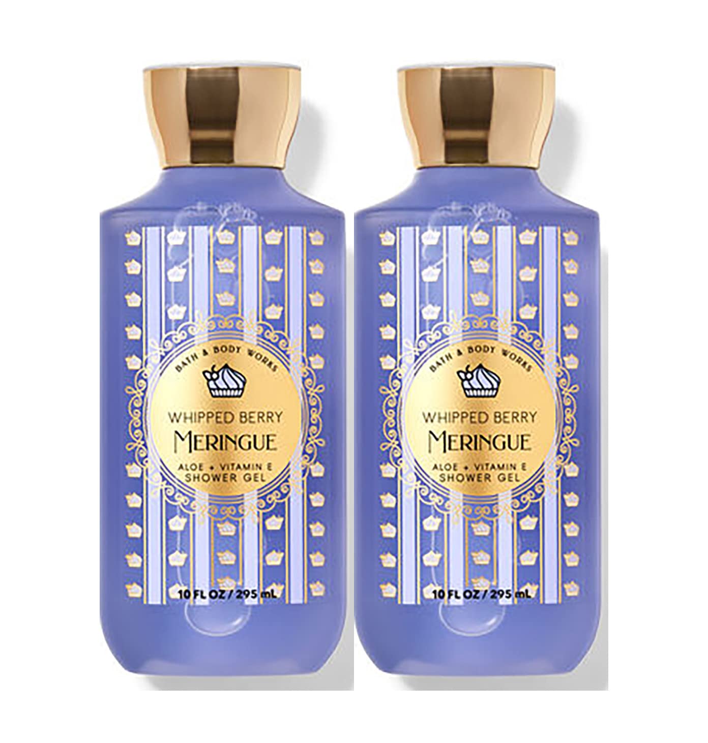 Bath & Body WorksShower Gel Gift Sets For Women 10 Oz 2 Pack (Whipped Berry Meringue)