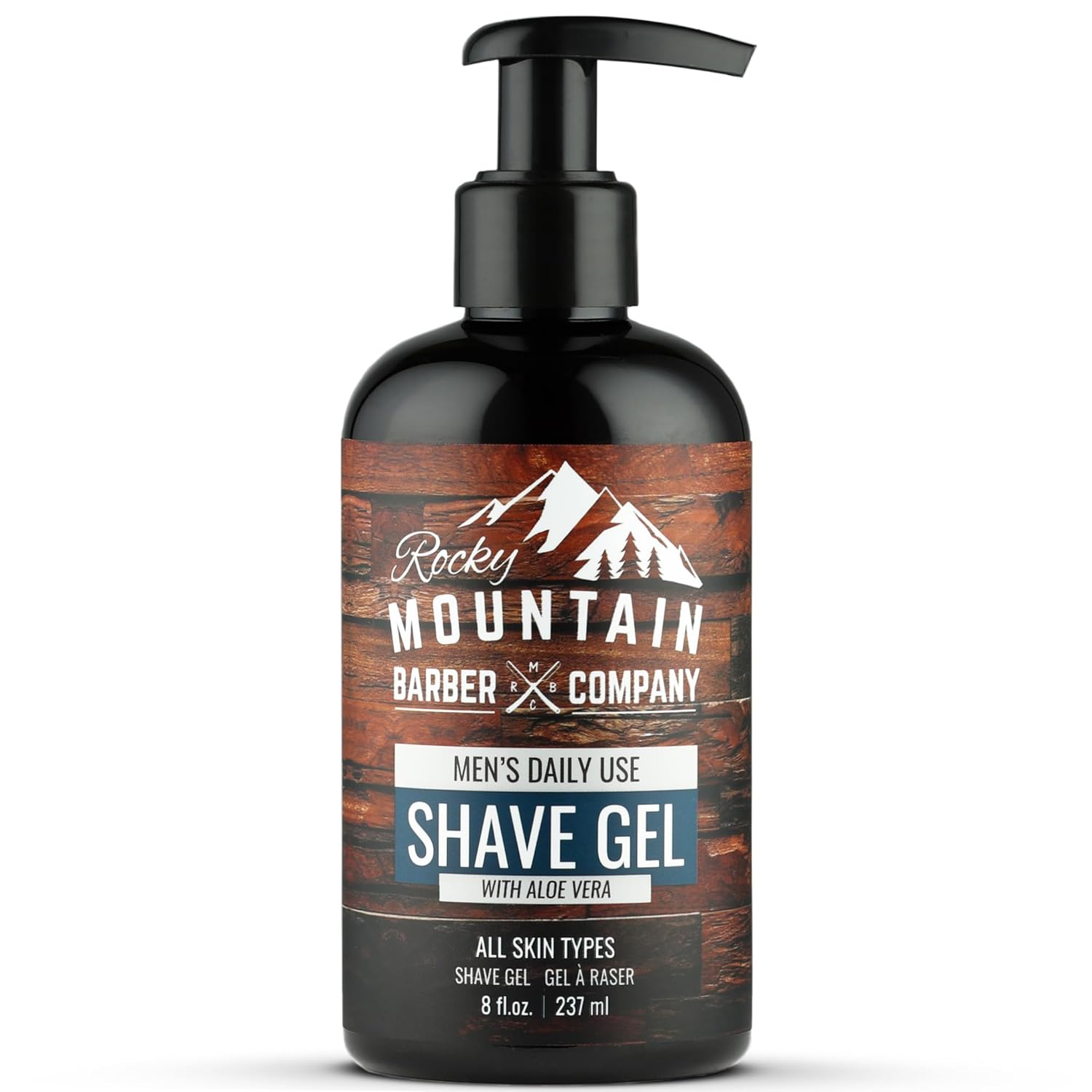 Men’s Shave Gel – Clear Shaving Gel So You Can See Where You Are Shaving – For Full Shaves and Tightening Beard Lines – 8oz by Rocky Mountain Barber Company Men’s Shave Gel – Clear Shaving Gel So You Can See Where You Are Shaving – For Full Shaves and Tightening Beard Lines – 8oz by Rocky Mountain Barber Company