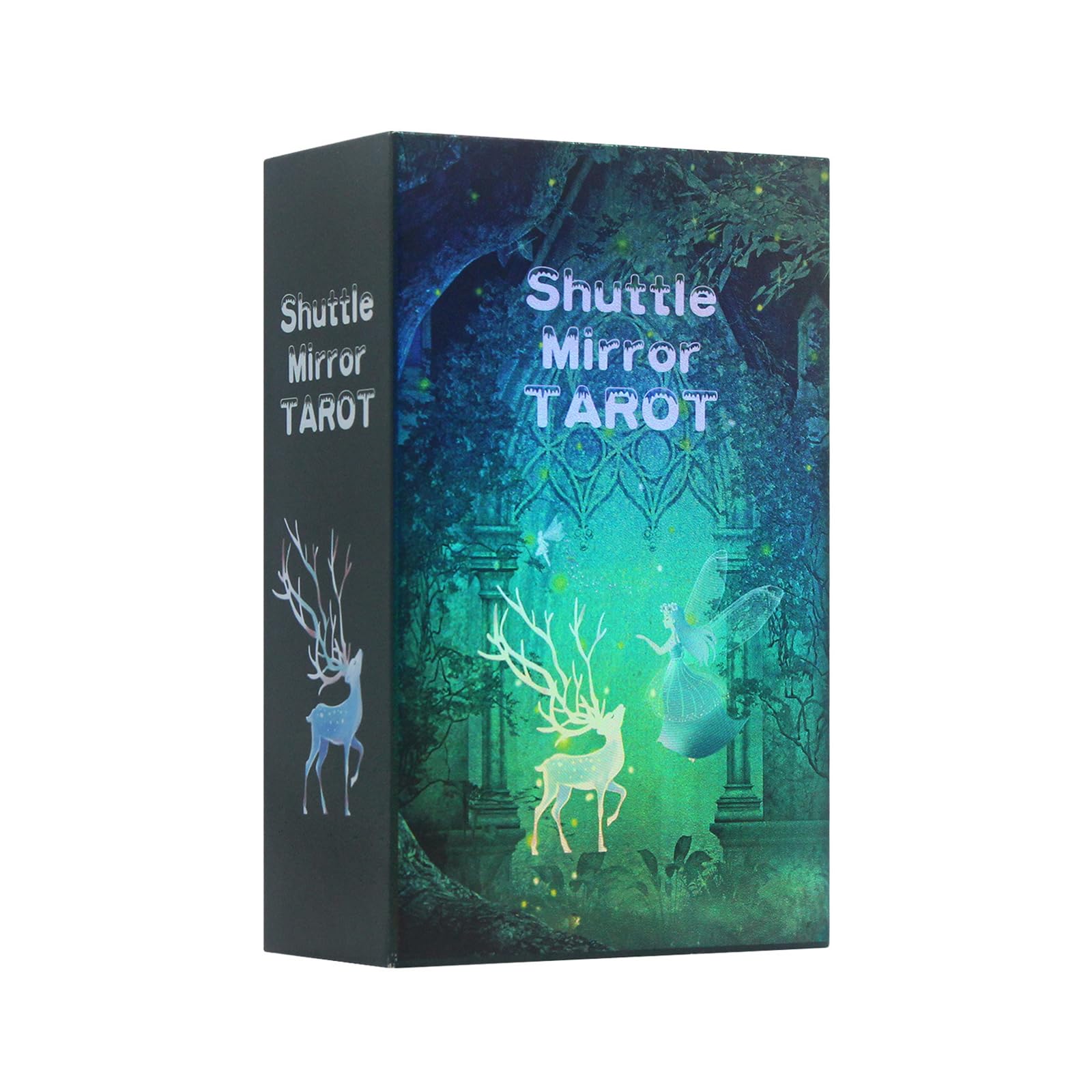 12 x 7 cm Navette Miroir Tarot, Divination, Prédiction, Tarot Carte Cadeau