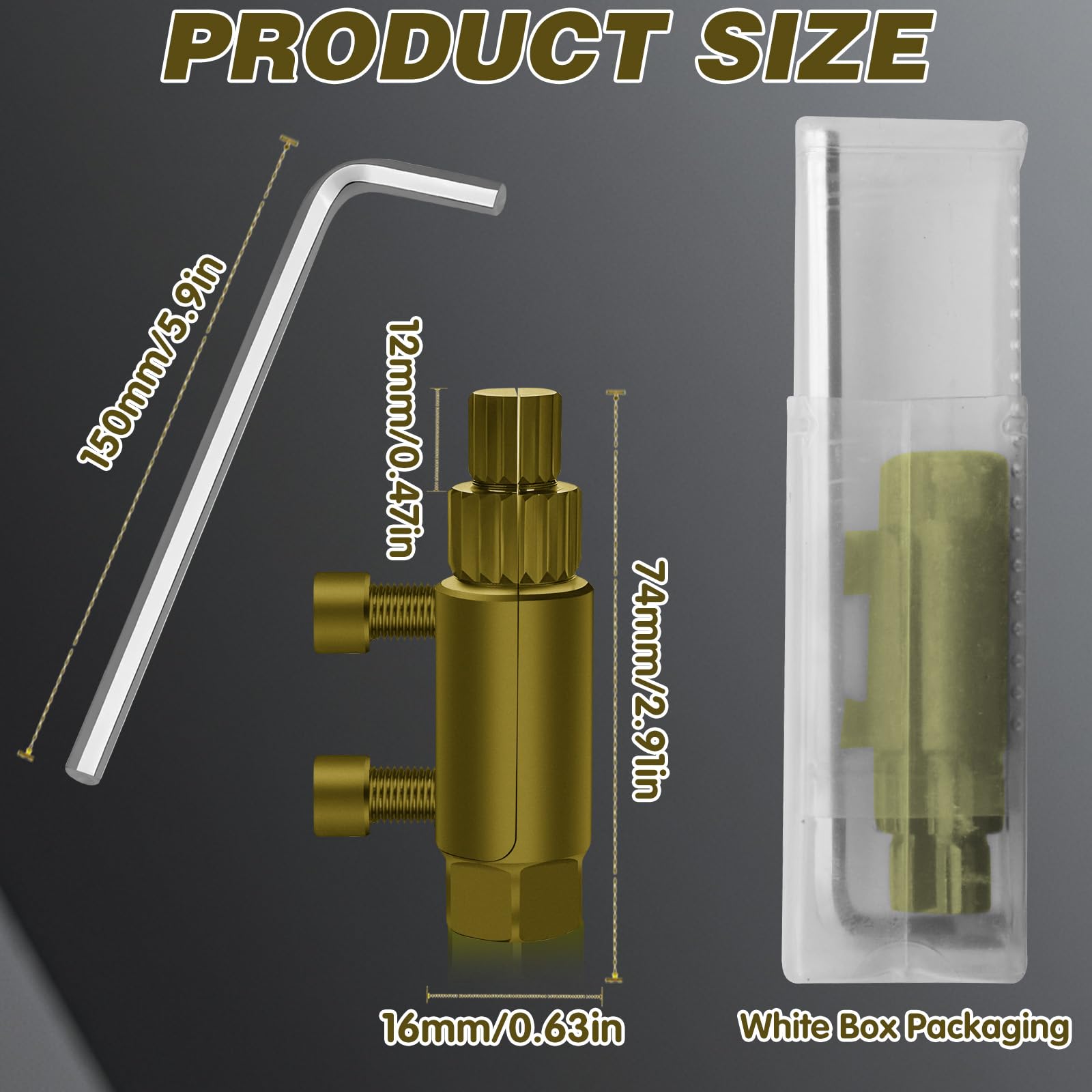 CYUXING Broken Valve Thread Extractor Broken Pipe Thread Extractor Tool - Image 2