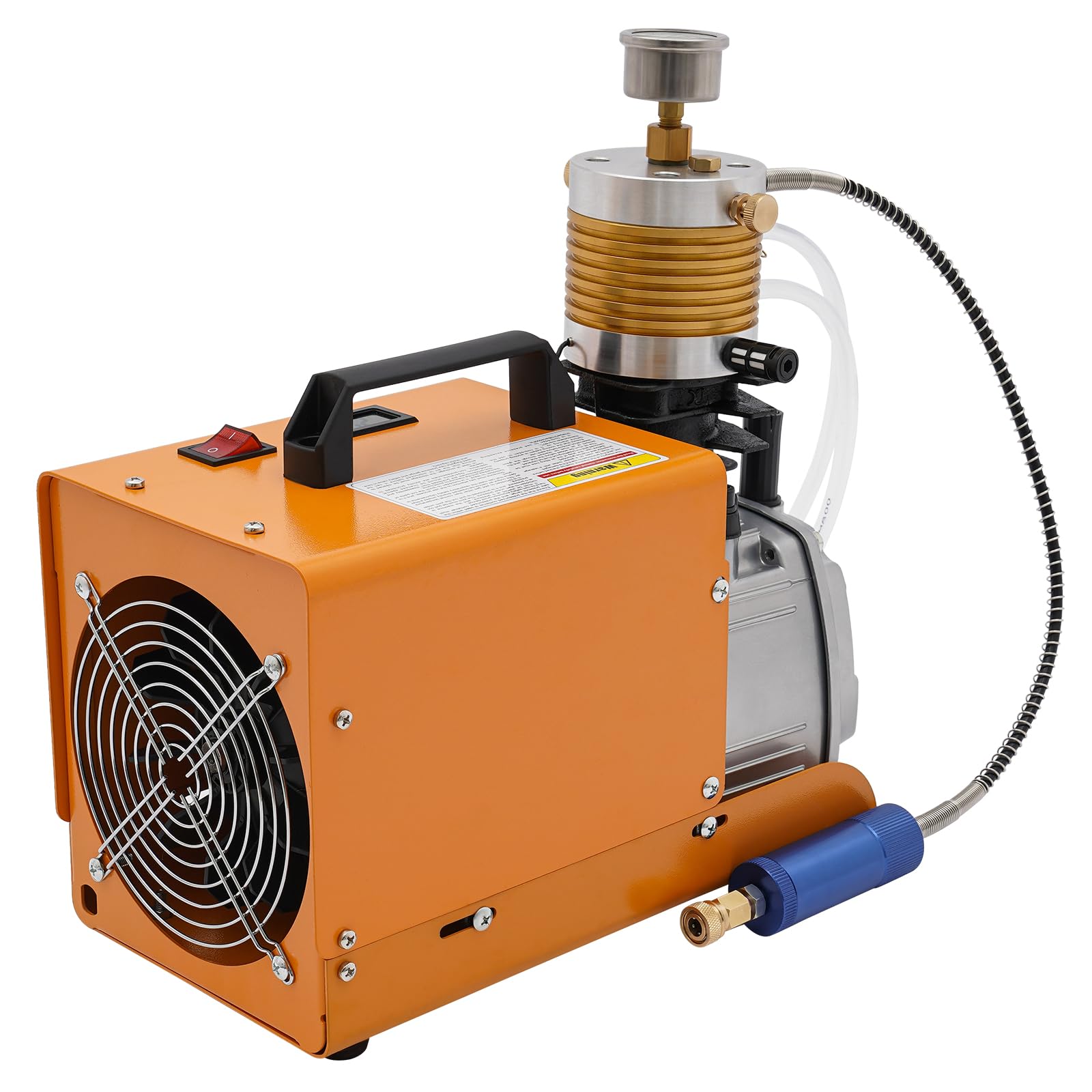 4500Psi Pompa Ad Alta Pressione Pcp Compressore Air Pump - 2 Livelli 300 Bar Con Auto Spegnimento - 220V 1800W 30 Mpa