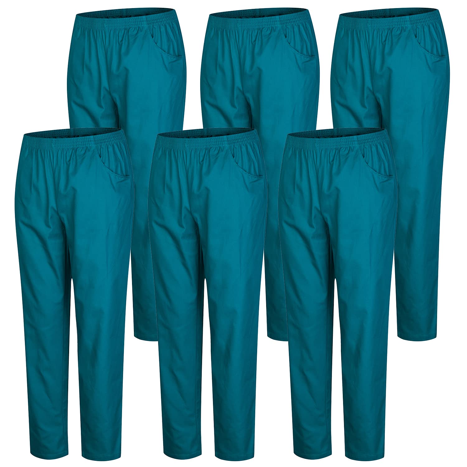MISEMIYA Unisex Medizinische Schlupfhose (6er Pack)
