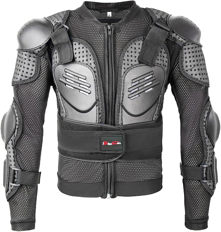 campera de motocicleta para niños, equipo de moto de cross para MTB ATV, campera de armadura de Motocross, protección del codo en la espalda y el pecho para patinaje en monopatín