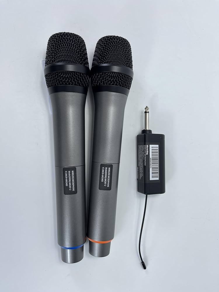 Amazon.com: MicrocKing Wireless Microphone, UHF Metal
