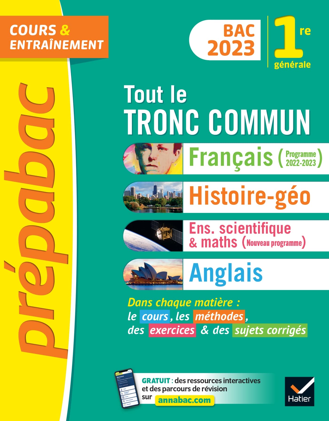 Prépabac Tout le tronc commun 1re générale Bac 2023 (toutes les ...