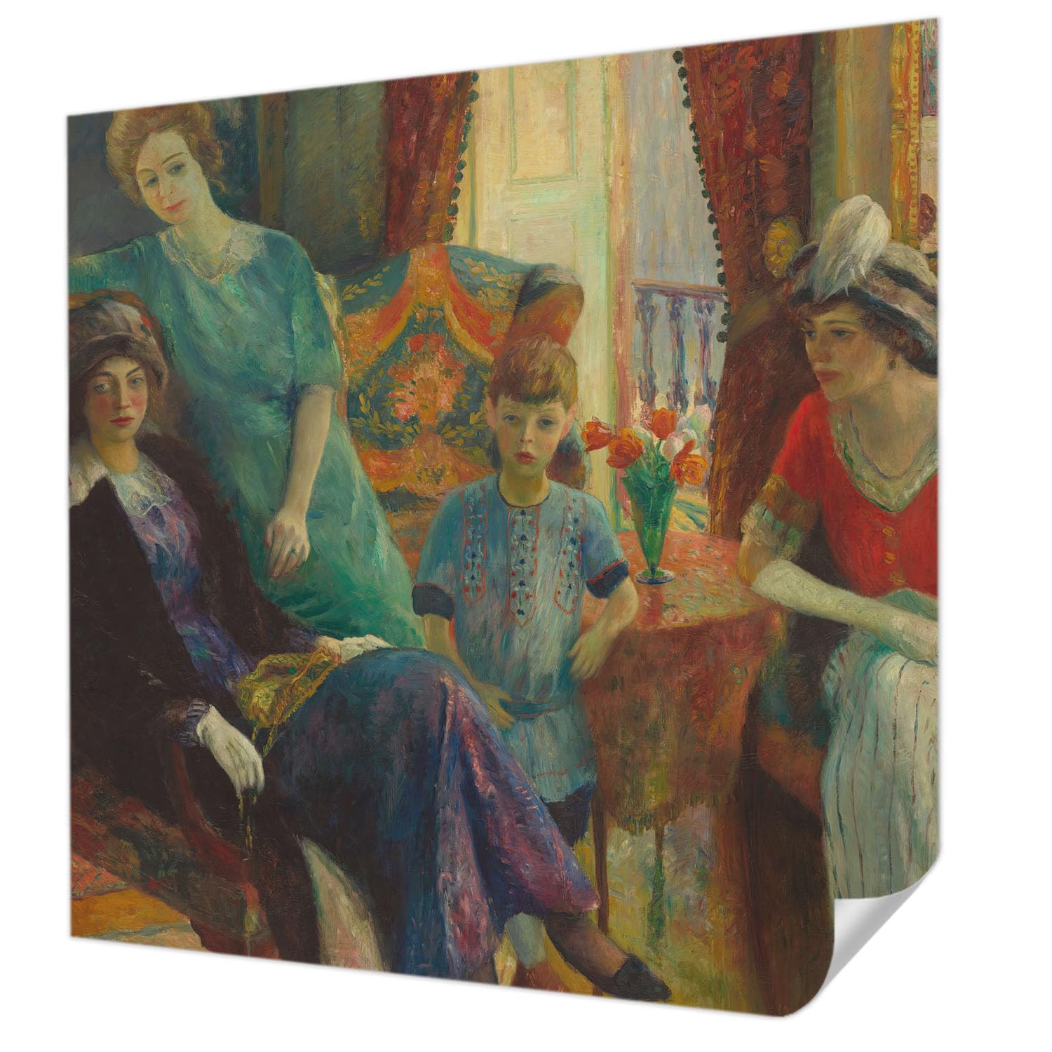 Revêtement mural autocollant 250x250 cm de haute qualité style élégance classique