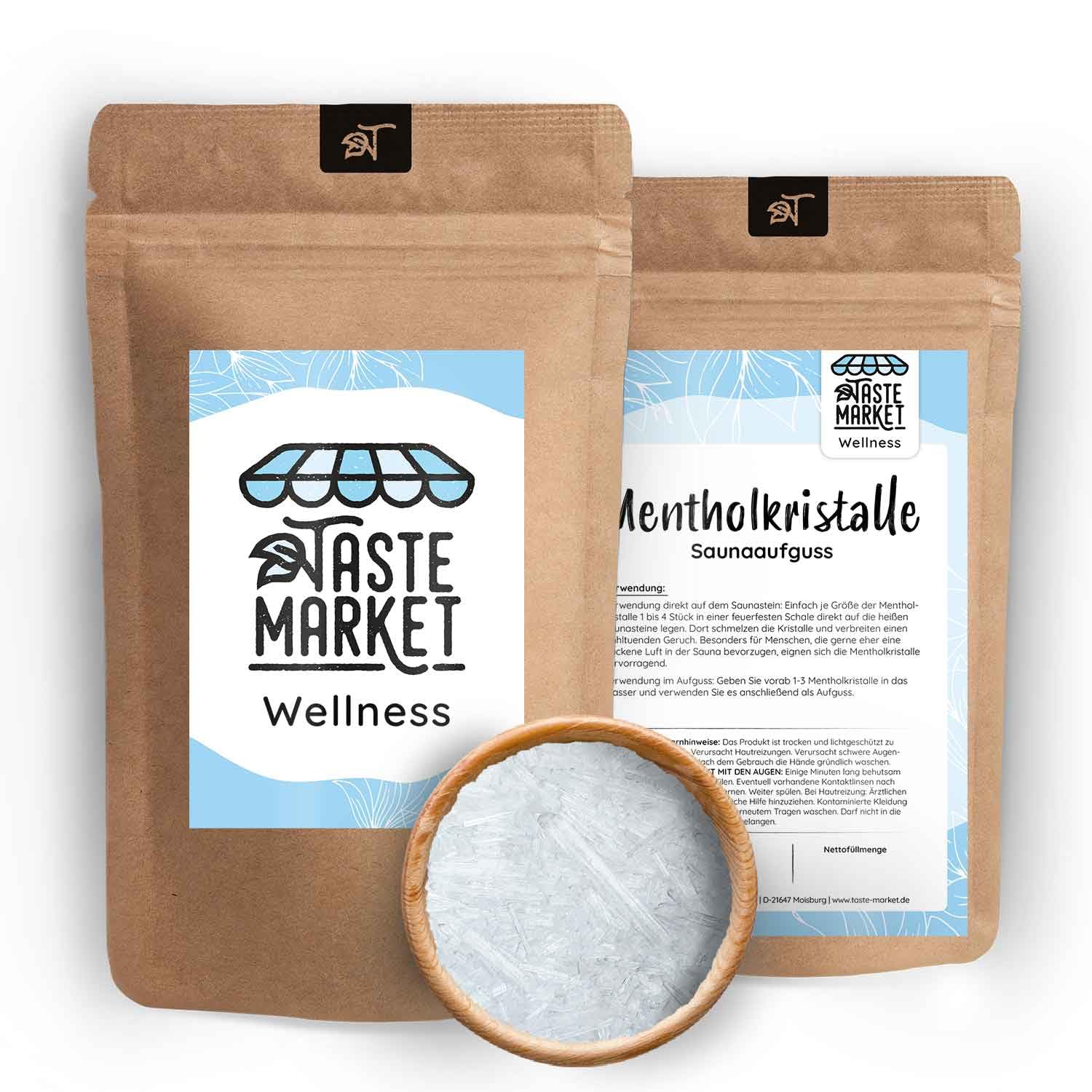 Menthol Cristaux de Menthol Infusion Sauna 100 g