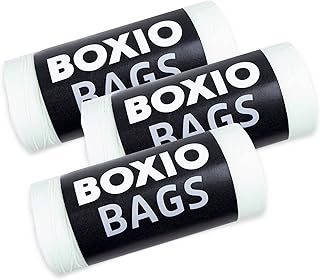 BOXIO - BAGS: 3 x 25 Kompostierbare Müllbeutel 10l für Campingtoiletten, den Bio Mülleimer und die Küche. Ideal als Toilettenbeutel für die Campingtoilette von BOXIO und andere Komposttoiletten