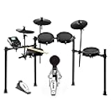 Nitro Mesh Kit - Electronic Drum Set with Quiet Mesh Pads, USB MIDI, Kick Pedal and Rubber Kick Drum, 40 Kits, 385 Sounds, Drum Lessons