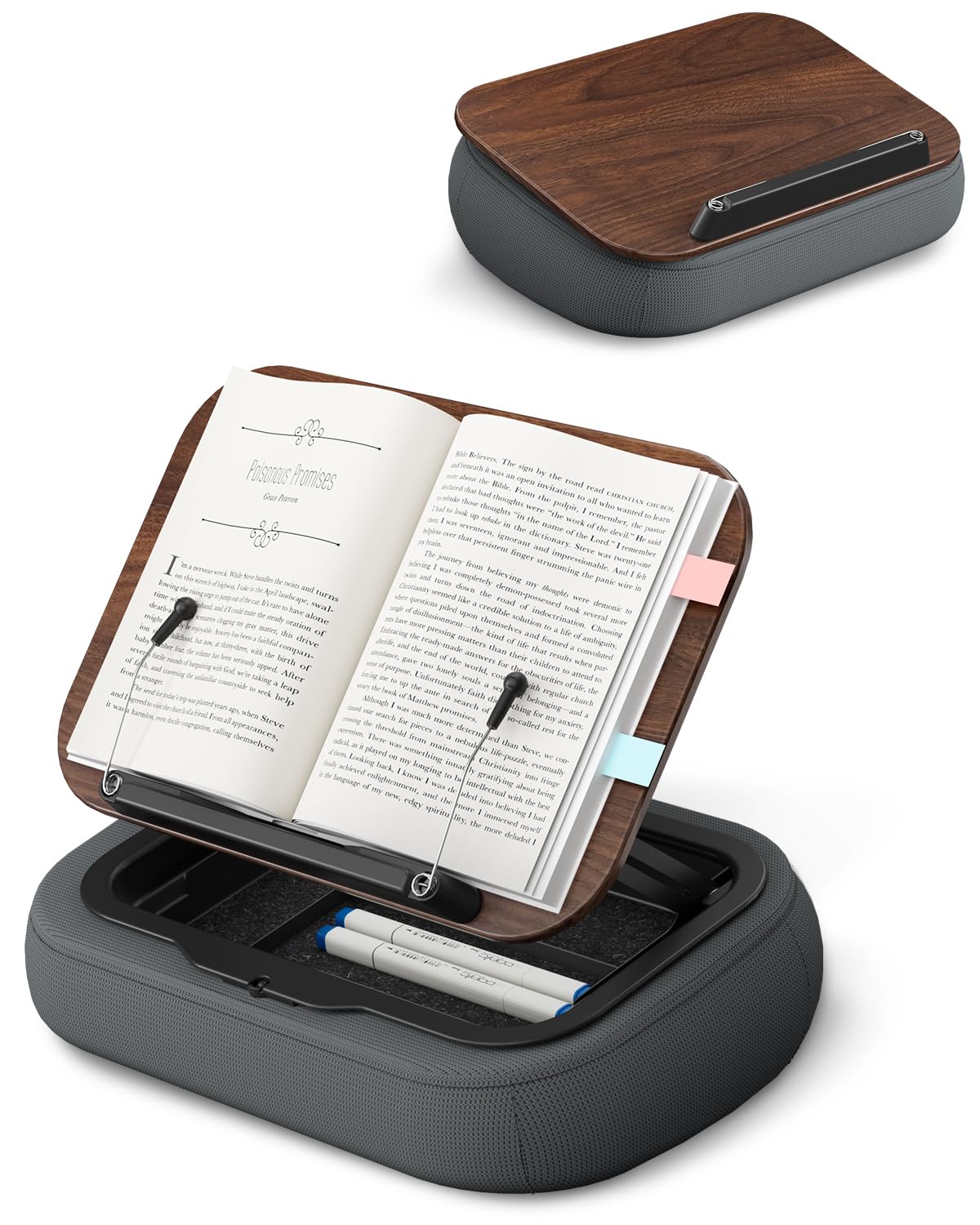 Amazon | viozon ブックスタンド 書見台 クション式 15インチ以内本