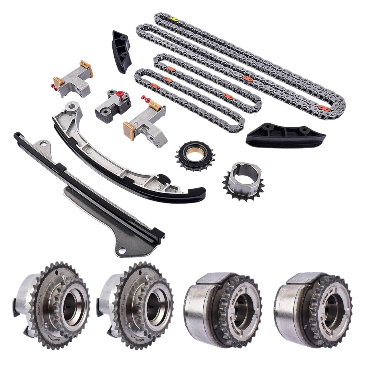 Zestaw paska rozrządu samochodowego Zestaw łańcucha rozrządu 1 szt., koło zębate wałka pasujące do silnika Toyota Avalon Camry Sienna Highlander 3.5