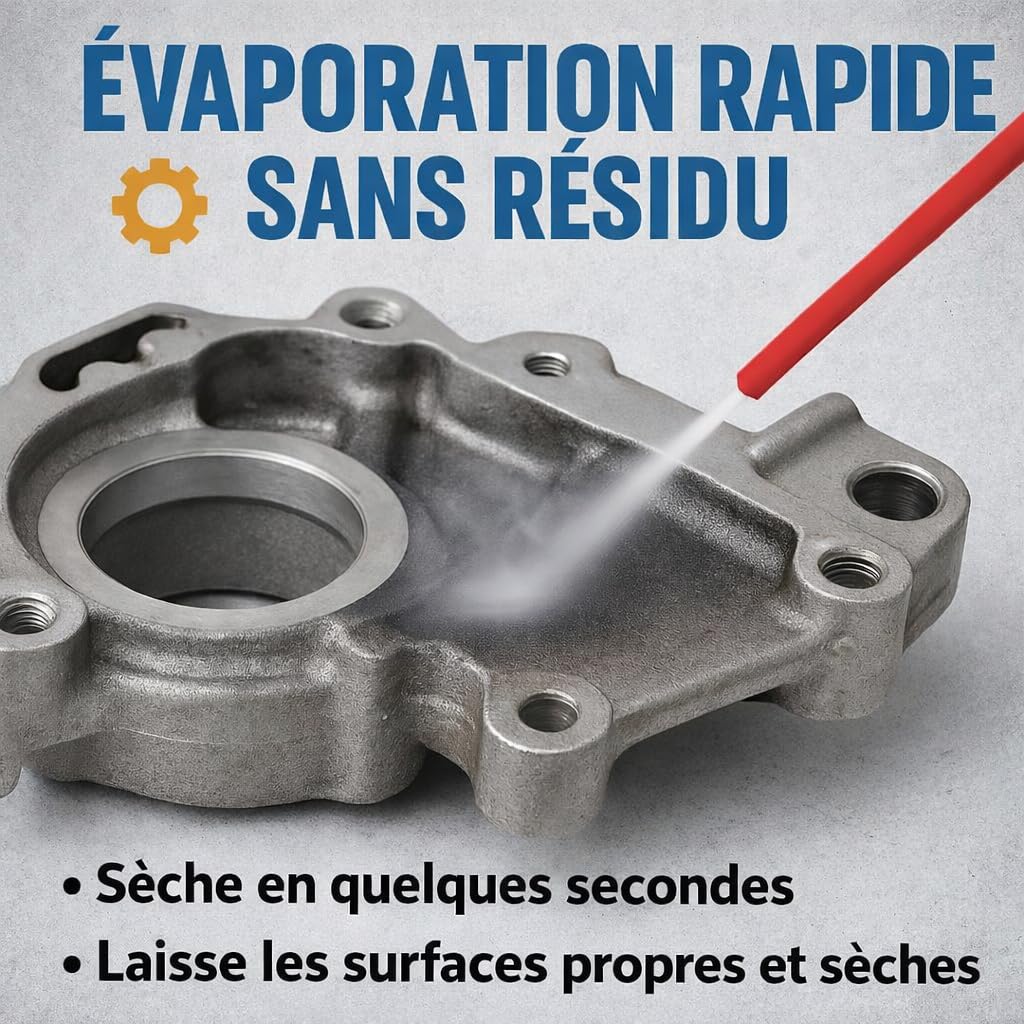 GiDeli Nettoyant pour freins - Bidon de 5 x 5 l - Pour voiture, moto et vélo - Élimine l'huile, la graisse, la poussière de frein, les résidus de colle - Dégraissant d'atelier, séchage rapide, sans