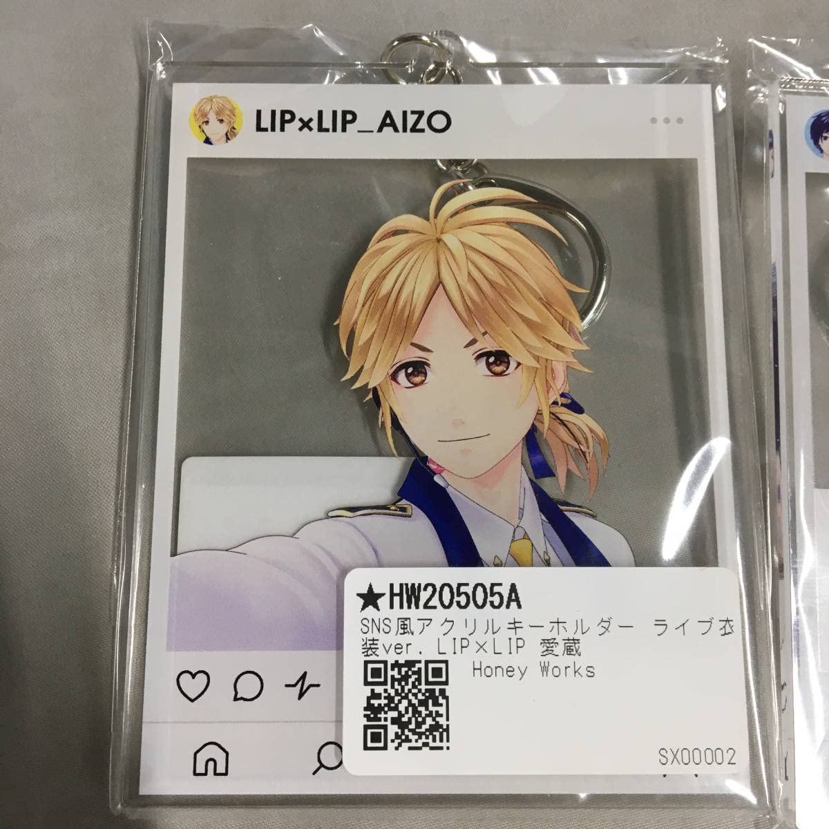 LIP×LIP 染谷勇次郎 柴崎愛蔵 アクリルキーホルダー