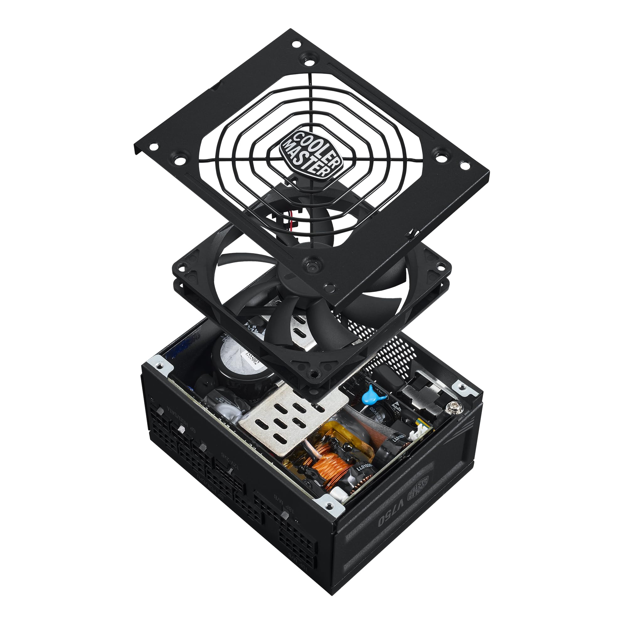 Cooler Master V750 SFX Gold ITX SFF Modular Power Supply, 750W 80Plus Gold, ATX 3.1 | 90° | PCIe 5.1, Designed Ready Nvidia RTX 5070 Ti | AMD RX 9070 XT, Customized Cable, 100mm|3.9", 10-Year