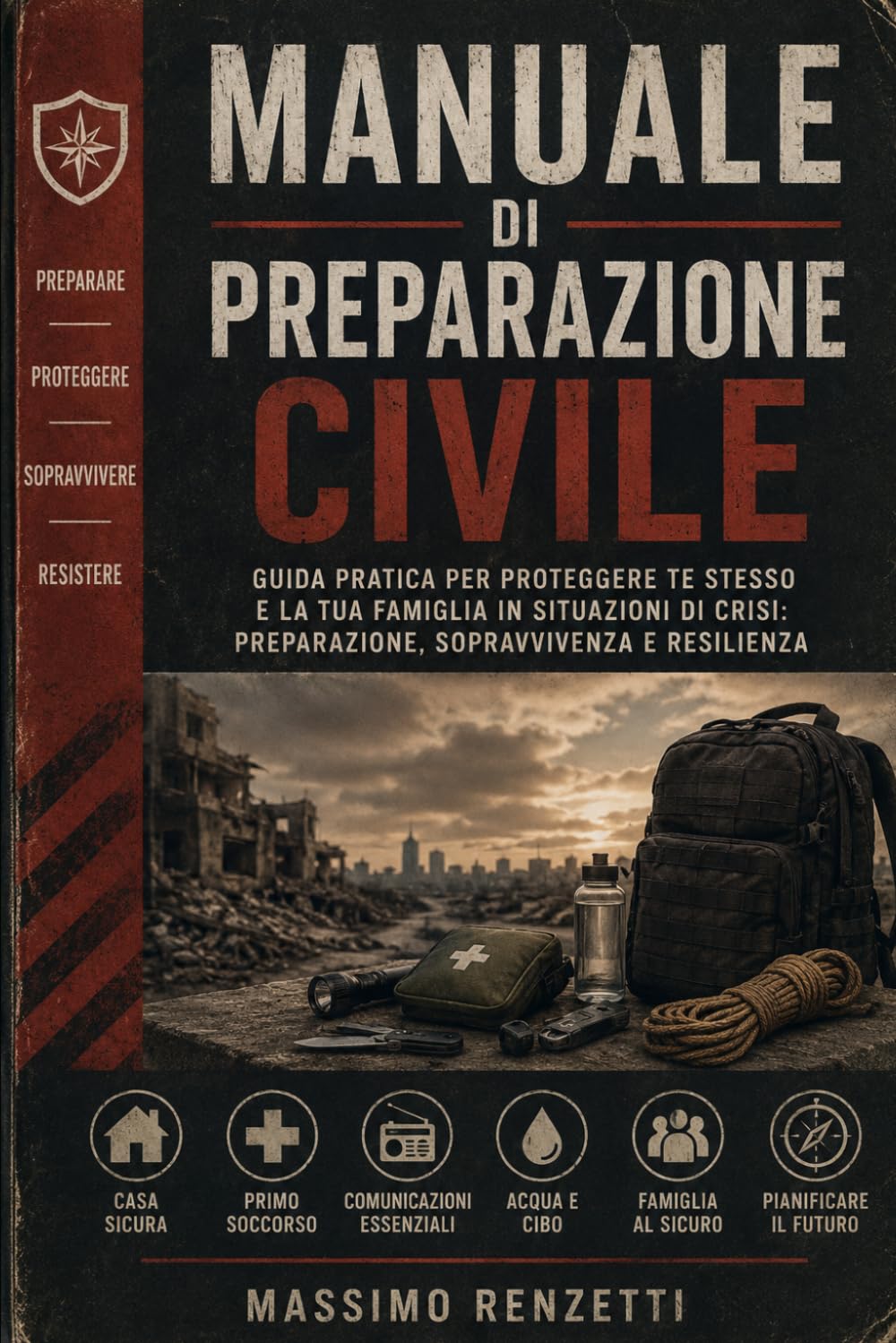 Manuale di preparazione civile: Guida pratica per proteggere te stesso e la tua famiglia in situazioni di crisi: preparazione, sopravvivenza e resilienza