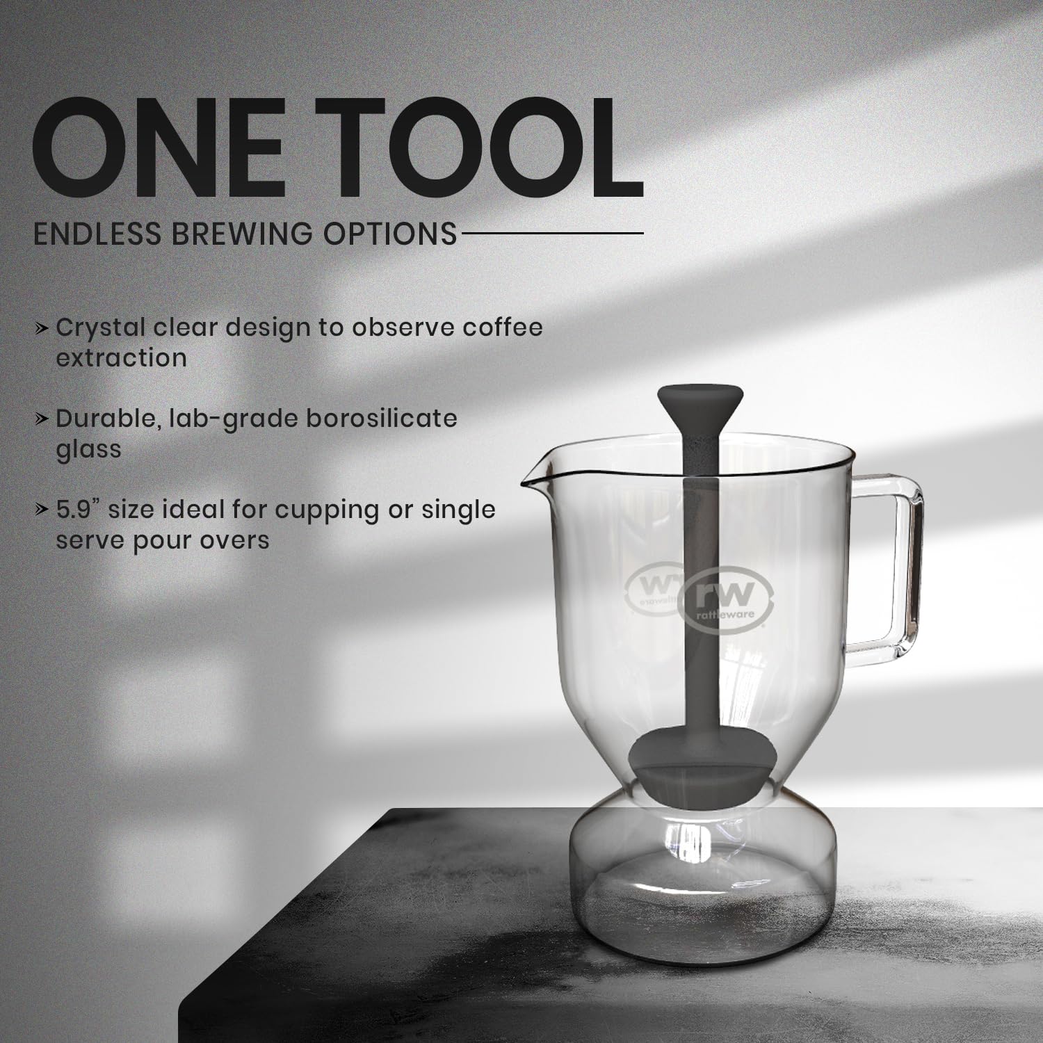 Rattleware New Glass Cupping Brewer