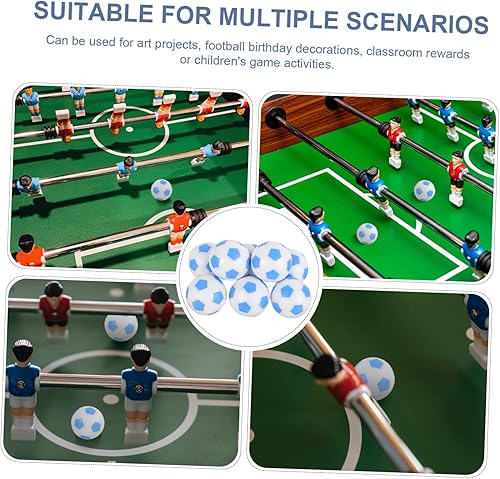 Miniatura 9 de ibasenice 8 Uds. Accesorios de fútbol de mesa, bolas de juego de escritorio, bolas de fútbol de mesa reemplazables, pelotas de fútbol de mesa, bolas