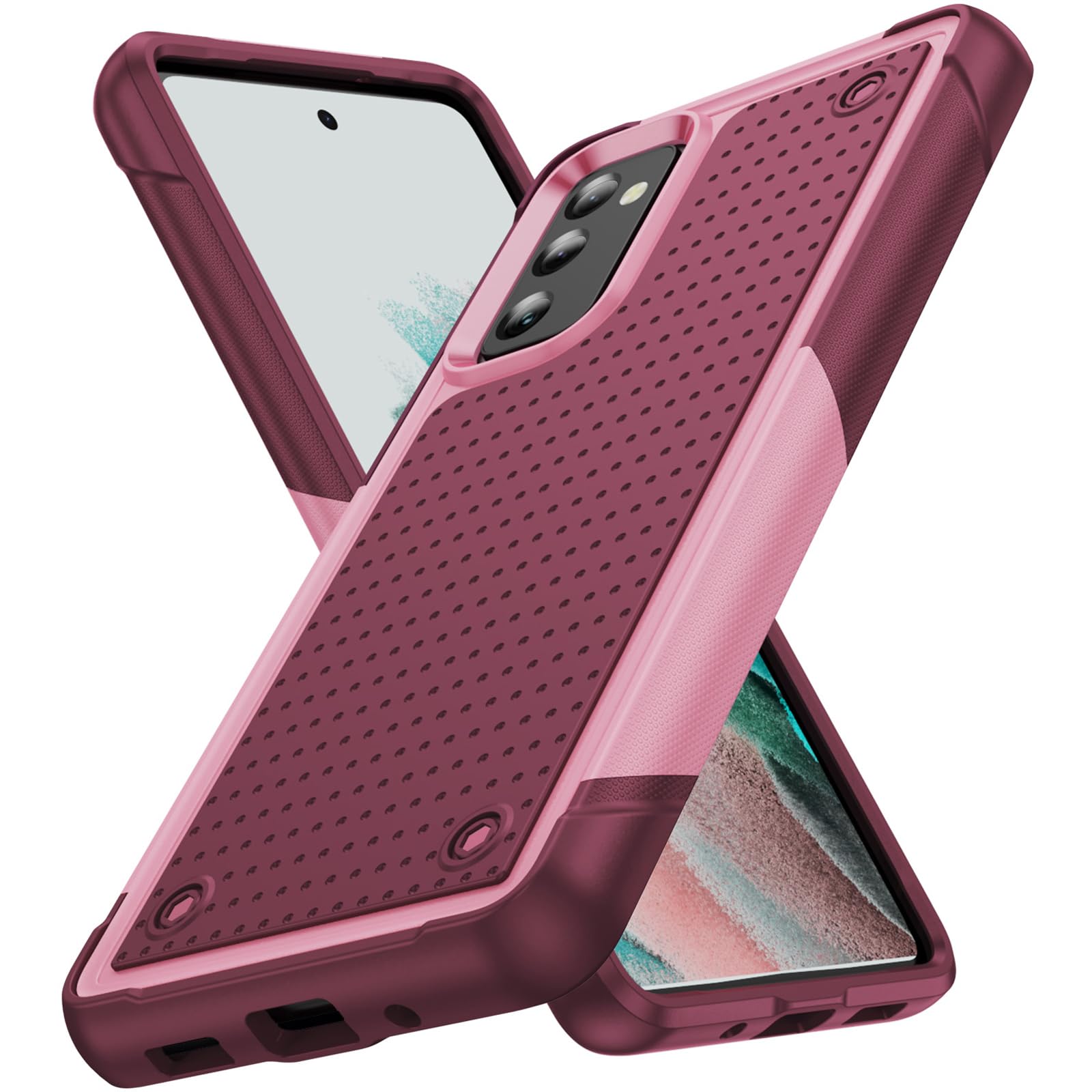 TORRTOWAY Designed for Samsung Galaxy S20 FE Case 2 in 1 Gift Militay Grade Drop Protective Rugged Heavy Duty Cover Shockproof Case for Galaxy S20 FE