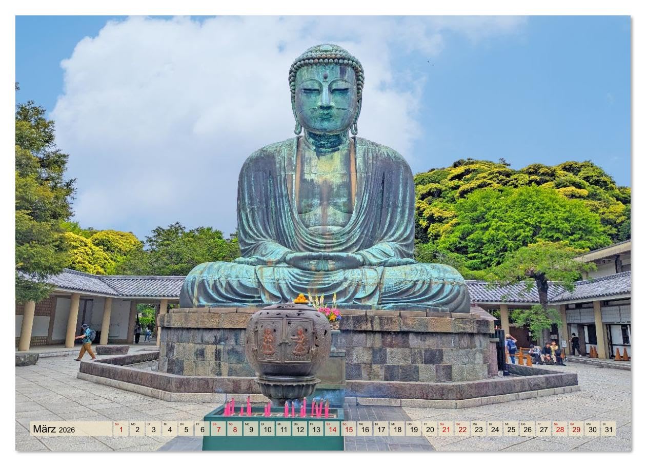 Japan entdecken Tokio, Osaka & mehr (hochwertiger Premium Wandkalender 2026 DIN A2 quer), Kunstdruck in Hochglanz: Ein visueller Streifzug durch Japans faszinierende Vielfalt. (CALVENDO Orte)