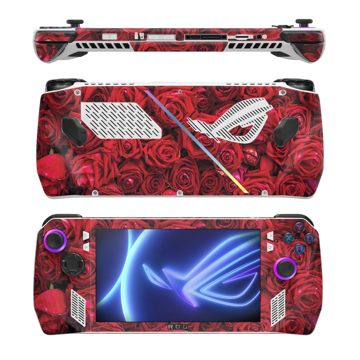 MightySkins Skin Compatible with Asus ROG Ally - Too Many Roses | Protective, Durable, and Unique Vinyl Decal wrap Cover | Easy to Apply, Remove, and Change Styles