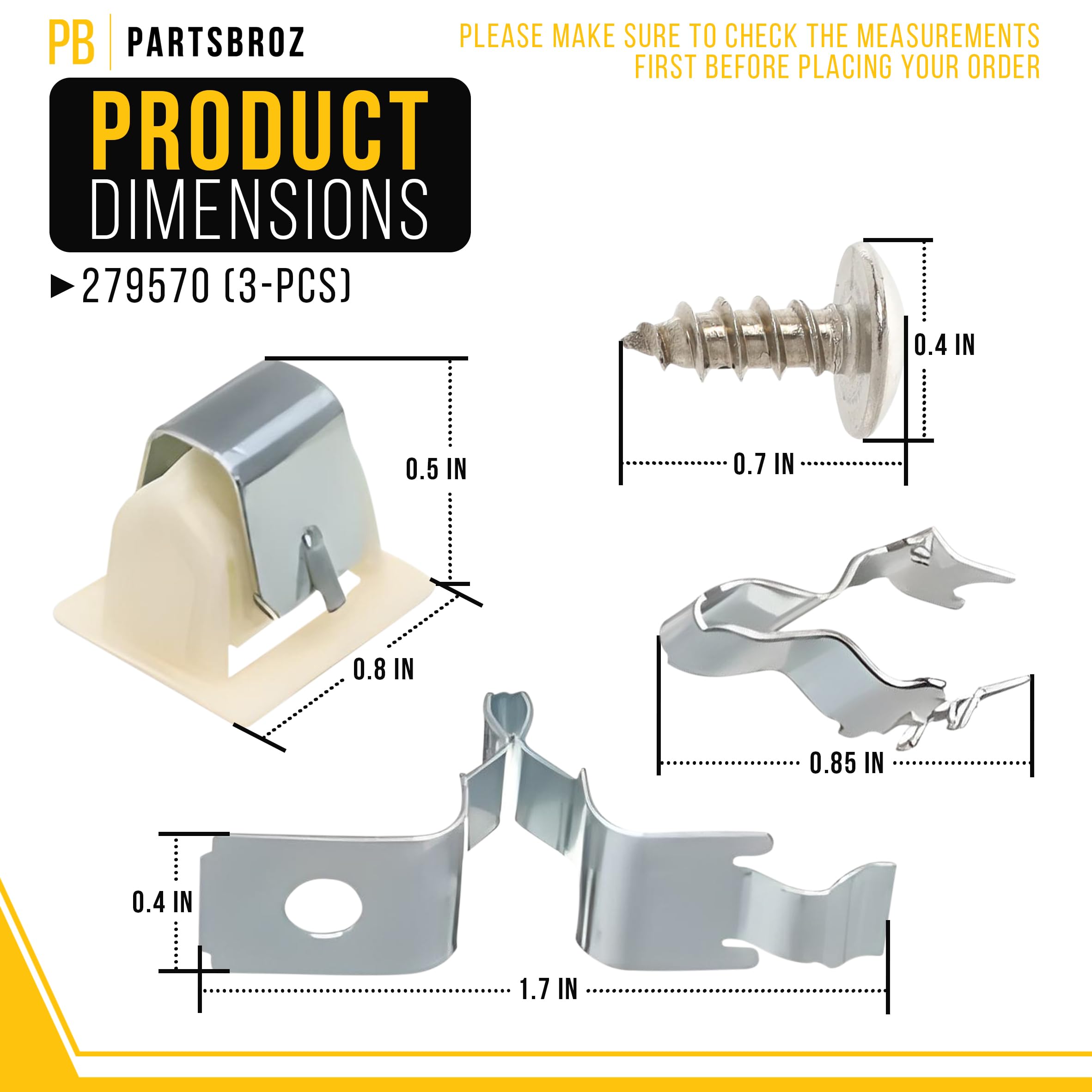 Mie ジェイドガール spore 44 Amazon.com: PartsBroz 279570 Dryer Door Latch Kit Replacement (3