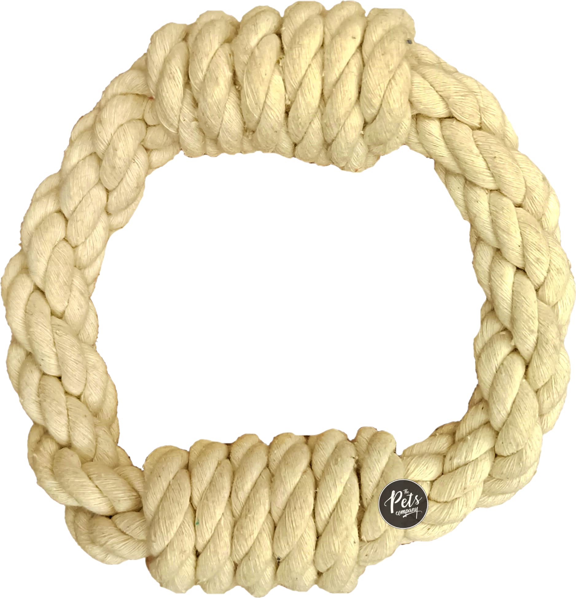 The Pets Company Natural Ring Dog Rope Toy for Puppy Teething, Rope Dog Toys for Small Dogs & Puppies (B0BQGPS3Z5) Amazon Price History, Amazon Price Tracker