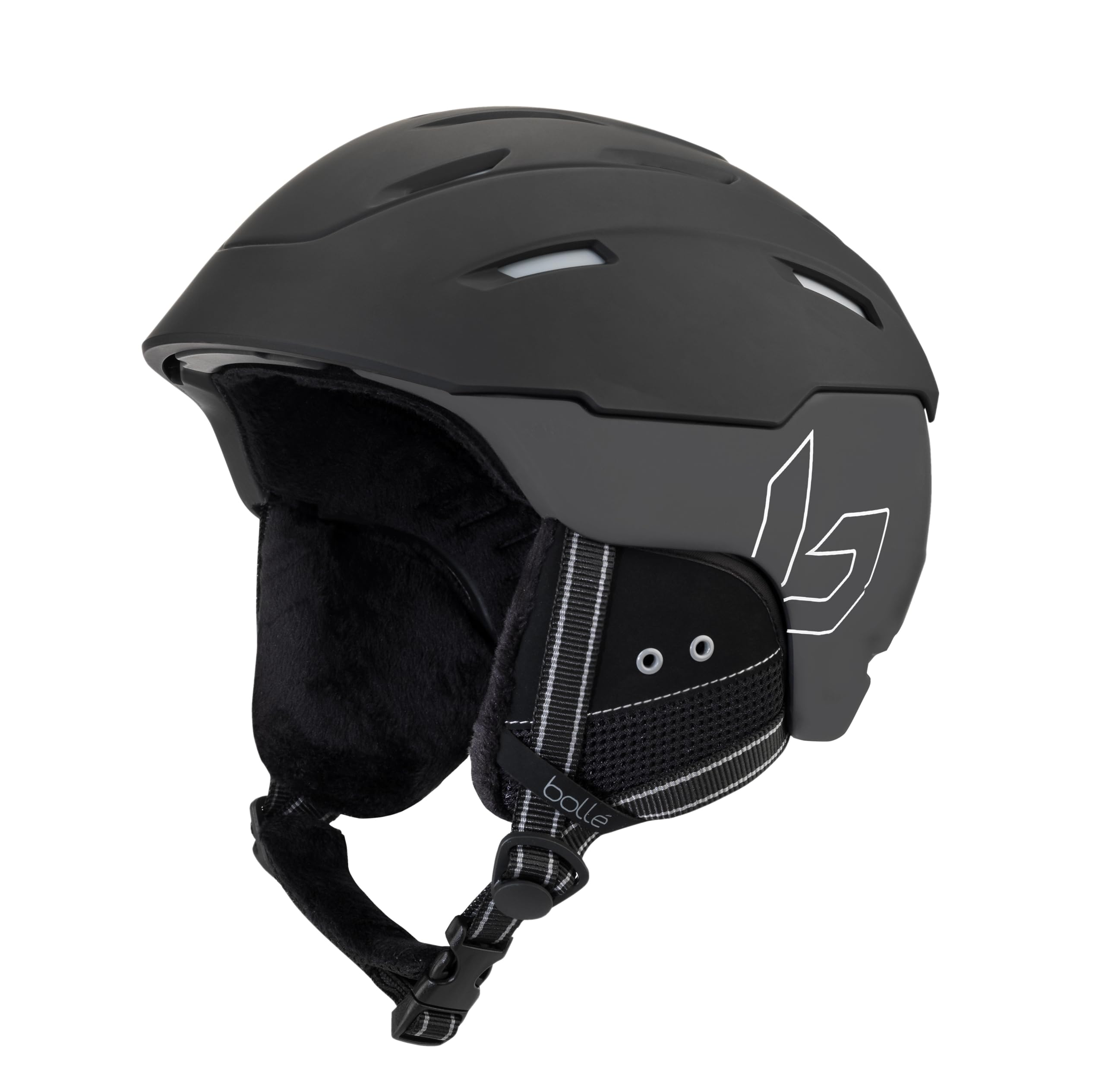 bollé - CLIFF, Black & Cool Gray Matte, No Lens Reference, Medium, Snow Helmets, Unisex, Adult