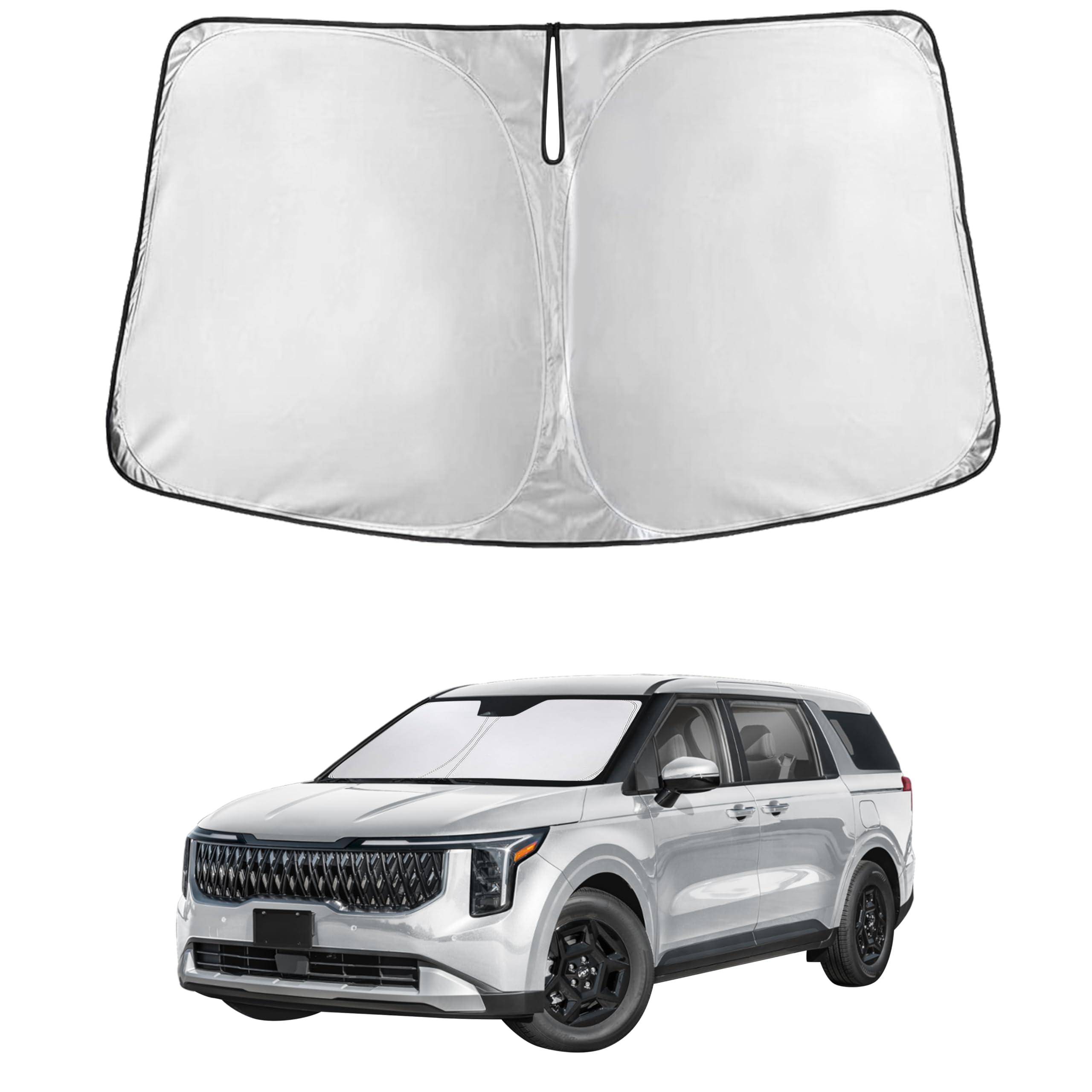 EcoNour Windshield Sunshade Compatible for Kia Carnival 2022-2024 2025 2026