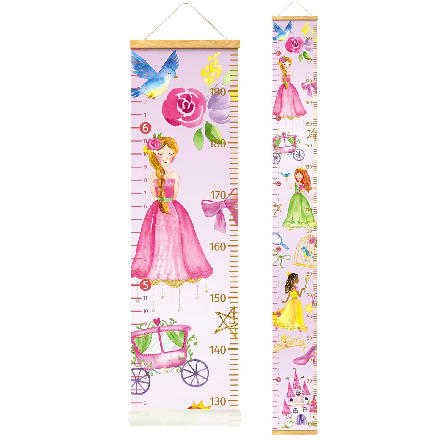 Amazon.com: HomeEvolution Kids Growth Chart Height Measuring Chart ...