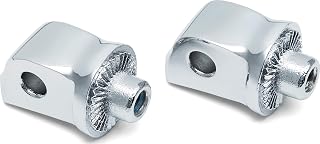 Kuryakyn 8923 Adaptador de pino de montagem macho estriado para pés traseiros e pisos: motocicletas Harley-Davidson Softail 2018-19, cromado, 1 par