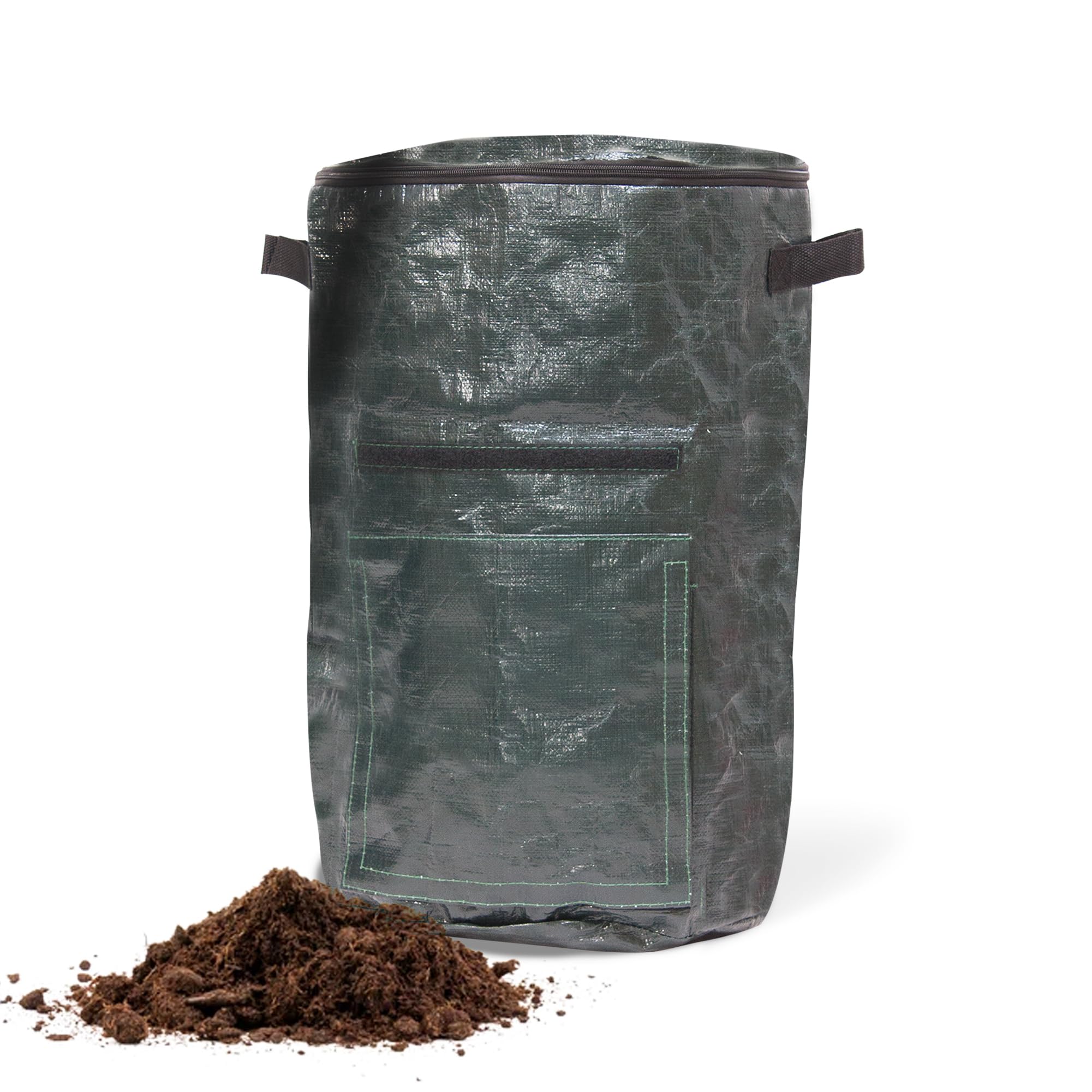 Greena® Garden Composter Bags 52L- Recycle all garden and kitchen waste into nutrient-rich compost, composting bag (Green, Medium)