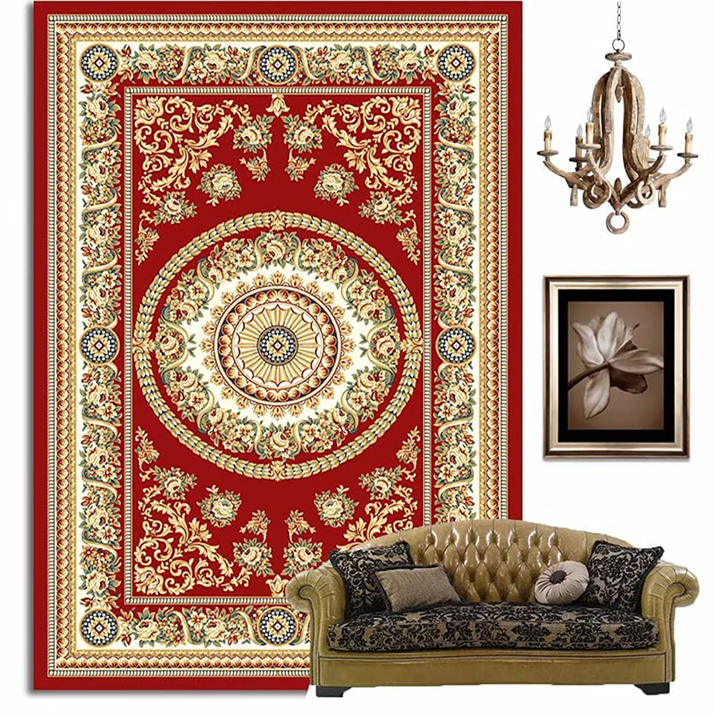Tapis de chambre doux et floral pour créer un coin bureau cosy et un salon accueillant