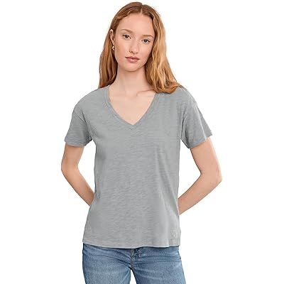 Mod-o-doc Short Sleeve V-Neck Boxy Tee