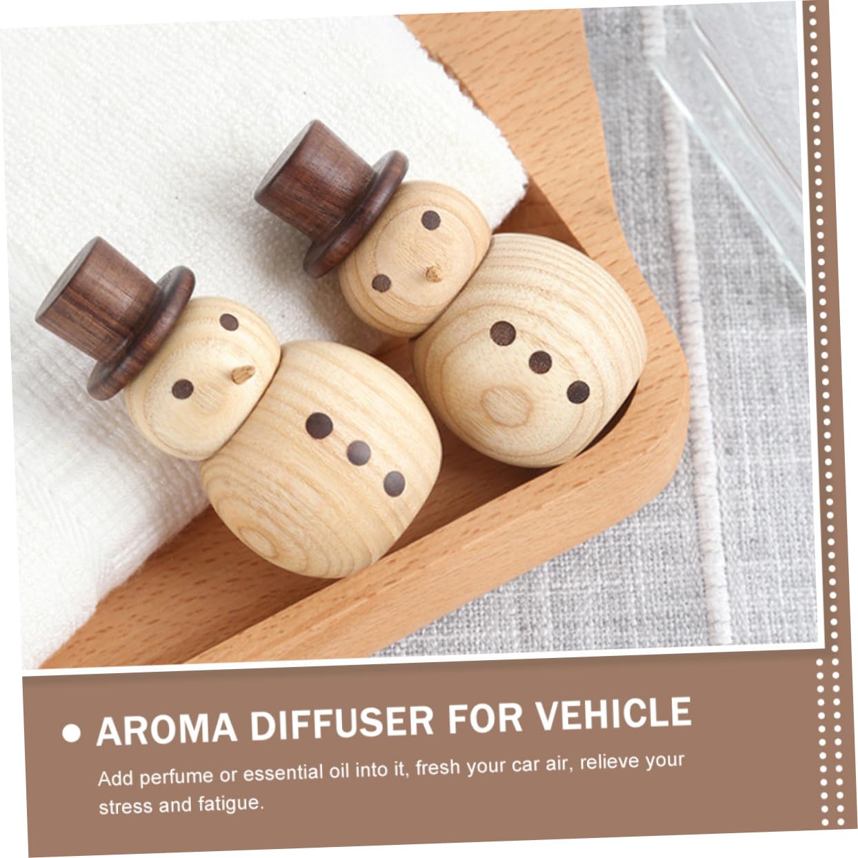 FRCOLOR 2St Aromazerstäuber Raumdiffusoren Diffusor-Schilf-Sticks Kerzenwachswärmer Room Fragrance Auto Innenraum ätherische öle Räucherholz im Auto Duftzerstäuber im Auto hölzern
