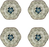 Vista 2 de Platos de postre para el hogar, plato de cerámica para salsa de soja, sushi, salsa de soja, aperitivos, platos para aperitivos (color B)