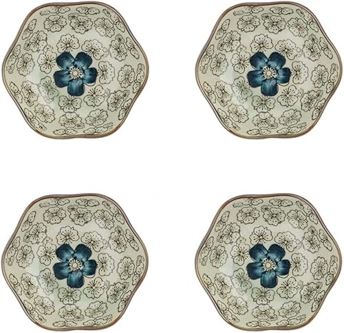 Miniatura 2 de Platos de postre para el hogar, plato de cerámica para salsa de soja, sushi, salsa de soja, aperitivos, platos para aperitivos (color  B)