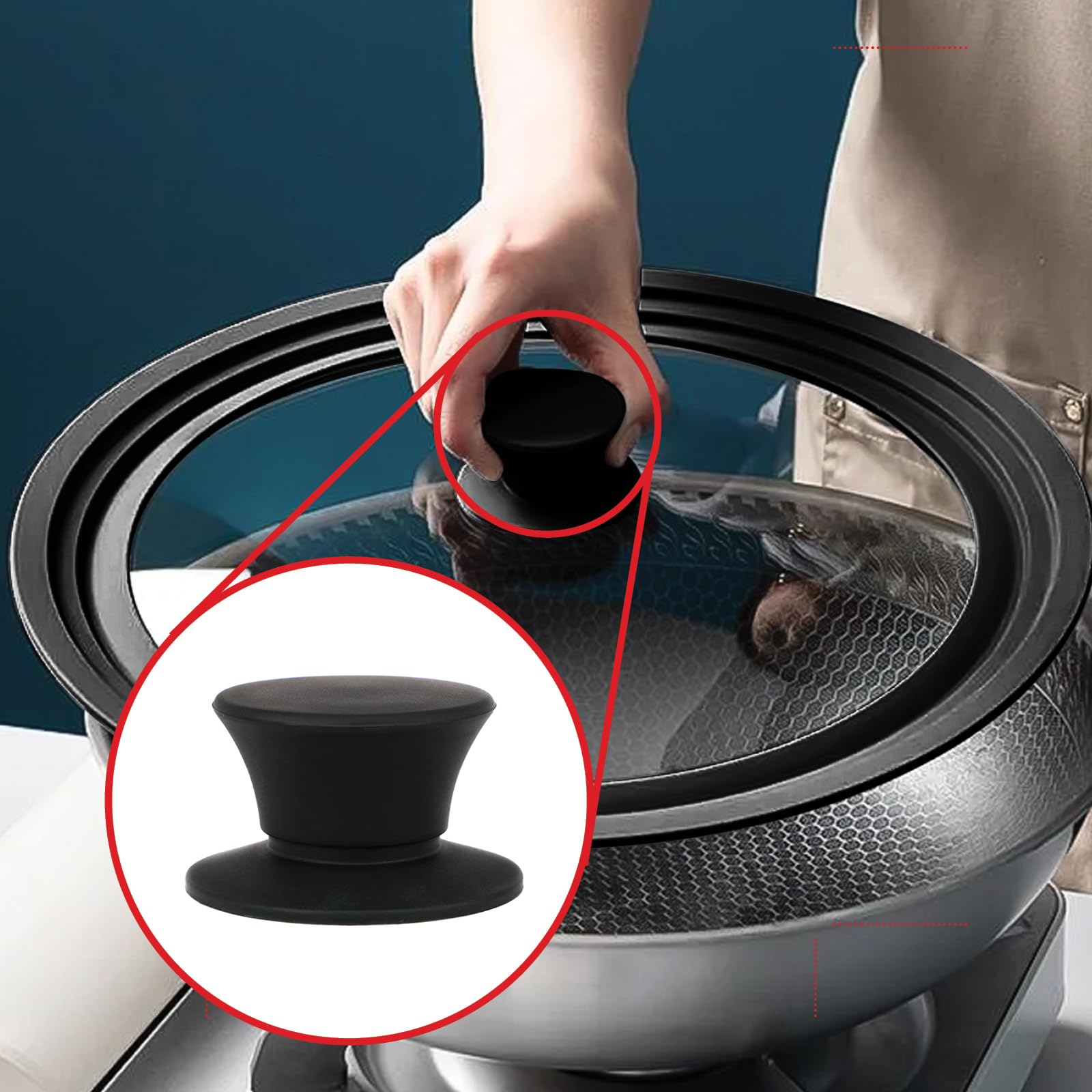 KADAX Coperchio In Vetro 20 Cm Coperchio Universale Per Pentola Padella Resistente Al Calore 82168055
