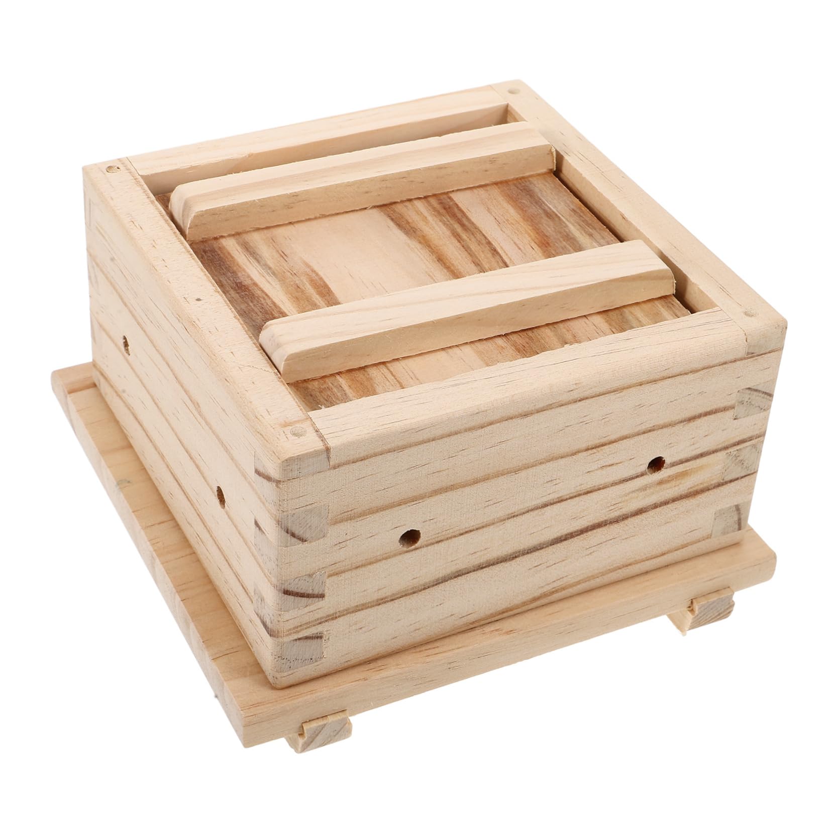 Tofu Press Mold Wooden Soybean Curd Maker for Homemade Tofu and Cheese Kitchen Tool for Easy