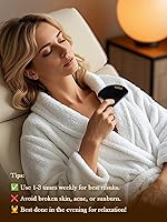 Vista 7 de FEXIA Gua Sha Regalo para mujeres, herramientas faciales, SPA, piedra natural negra Bian para drenaje linfático, masajeador facial, herramientas