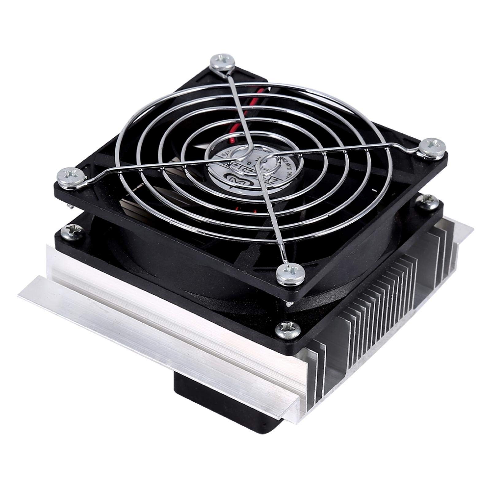 Akozon Peltier termoeléctrico Kit de de refrigeración de semiconductores de refrigeración Kit de ventilador de bricolaje Enfriador necesita 12V DC 6A Power