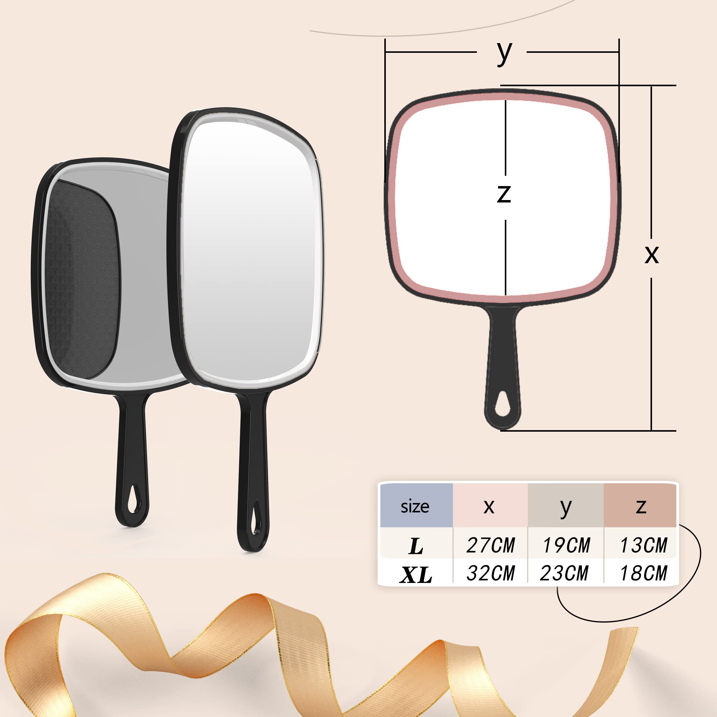 Amazon.co.jp: 手鏡 大きめ 化粧道具 メイクミラー ハンドヘルド 化粧