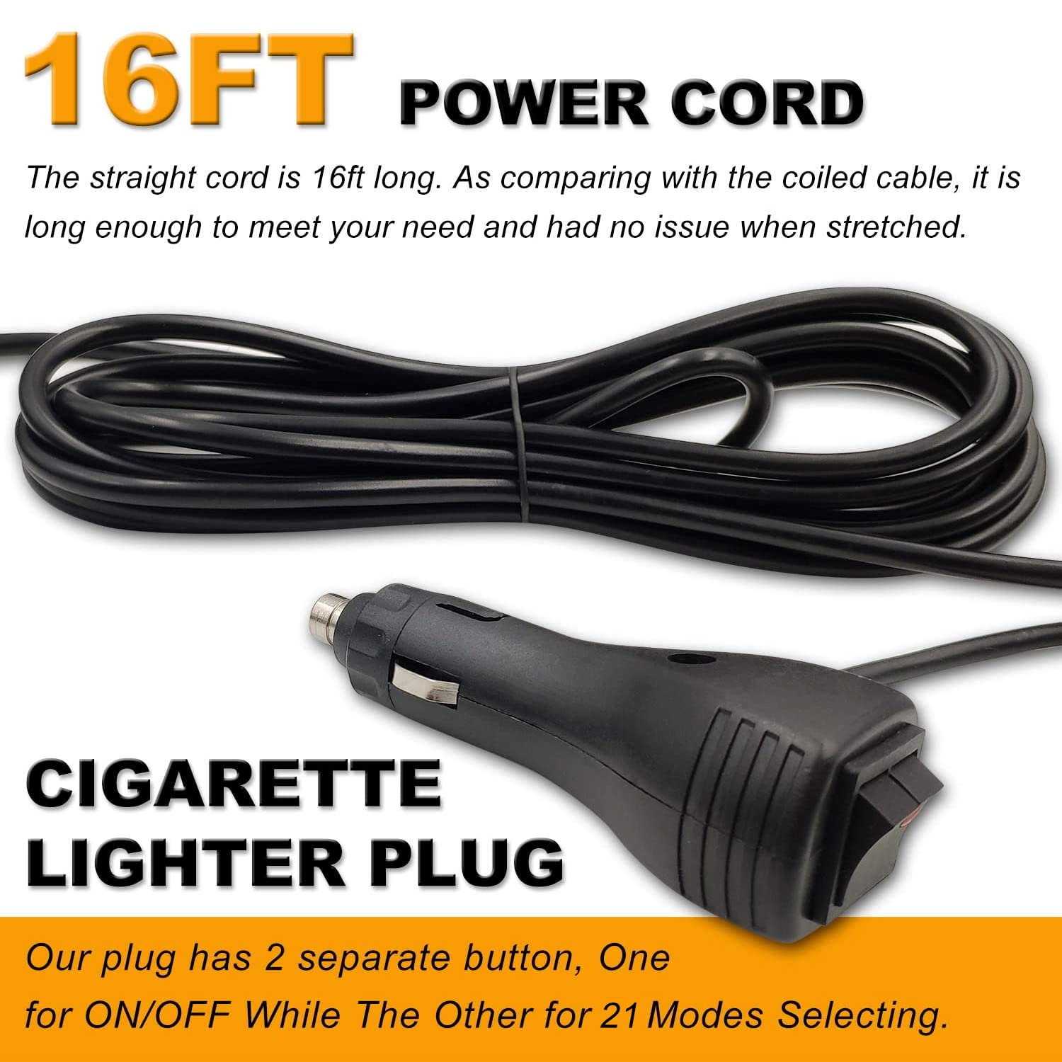 Luces estroboscópicas de emergencia 2 en 1 de 32 pulgadas, luces direccionales de advertencia, barra de asesor de tráfico, LED de seguridad para ventana trasera, kit de cableado con encendedor de