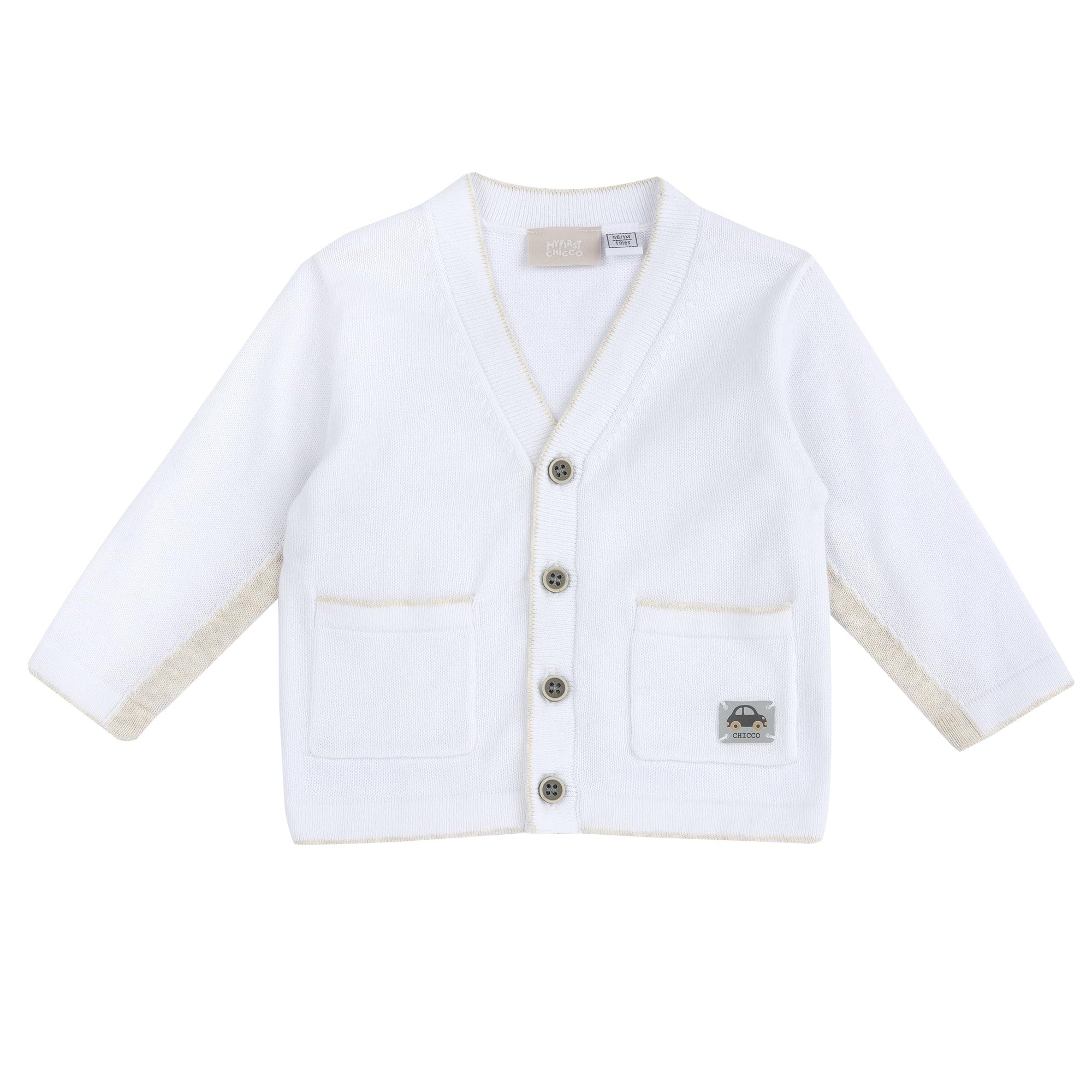 Chicco, Cardigan in Maglia Bambino 100% Cotone