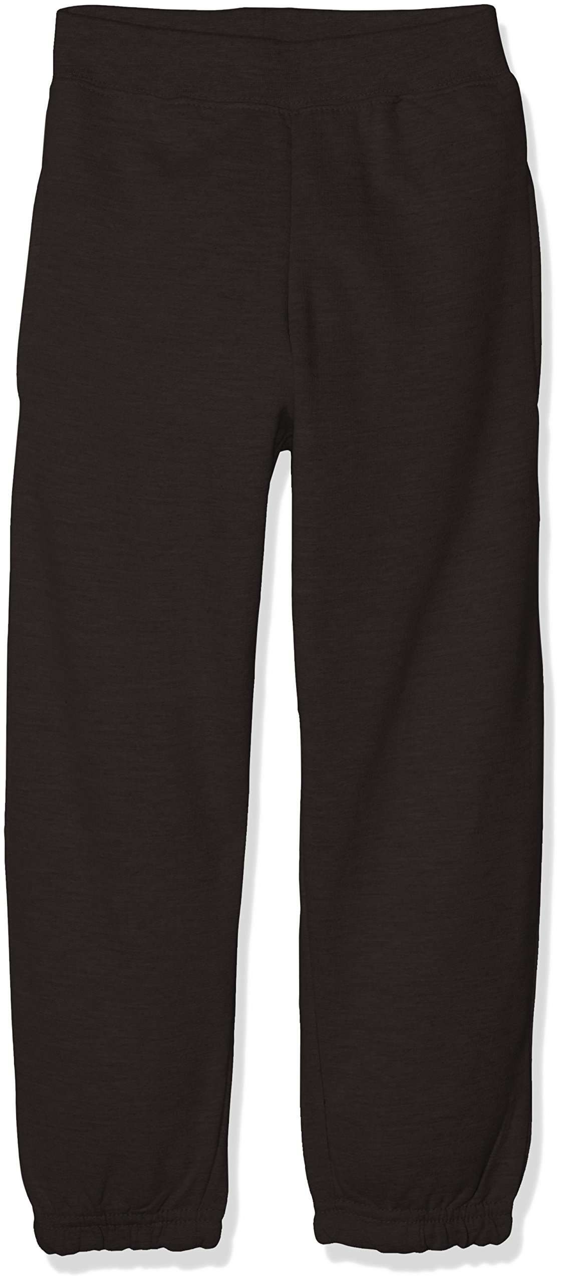 AWDis Boy's Kids Cuffed Jogpants Sports Jogger, Black (Jet Black), Large